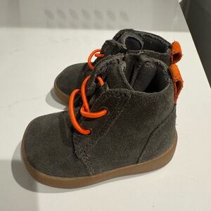 UGG Kids brown gray Suede Boots, new